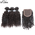 Original And Grade Kenya Afro Kinky Curly Hair Weave Bundle With Lace Closure High Quality With Amazing Wear Effect